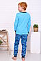 Детская пижама с брюками Охотник длинный рукав НАТАЛИ (Голубой) 33316 #874738