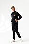 Детский костюм с брюками Россия Черный НАТАЛИ 32360 #875400