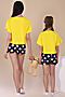 Пижама с шортами арт. ПД-019-036 НАТАЛИ (Желтый) 31214 #876162