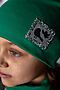 Комплект шапка и шарф FLT Стразы НАТАЛИ (Зеленый) 39630 #898906