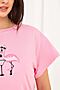 Пижама с шортами Вхламиngo НАТАЛИ (Розовый) 41605 #902217