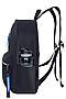 Рюкзак MERLIN ACROSS (Черно-синий) G704 #911771