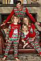 Детская пижама с брюками Juno AW20GJ549 Happy New Year НАТАЛИ (Красный) 42393 #915198