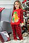 Детская пижама с брюками Juno AW21GJ544 Happy New Year НАТАЛИ (Красный) 42391 #915200