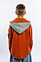 Рубашка YOULALA (Оранжевый/Серый) 1688310102 #923774