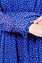 Платье BRASLAVA (Ярко-синий белый горох) 4822-4 #925387