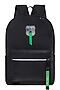 Рюкзак MERLIN ACROSS (Черно-зеленый) G701 #925731