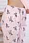 Пижама с брюками Лесной олень длинный рукав НАТАЛИ (Светло-розовый) 43192 #933966