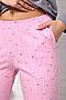 Пижама с брюками 57118 НАТАЛИ (Серо-розовый) 43887 #947454