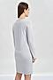 Платье INCITY (Серый меланж-белый) #949533