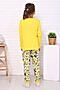 Пижама с брюками Смузи НАТАЛИ (Желтый) 42957 #949882