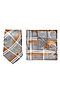 Набор из 2 аксессуаров: галстук платок "Режим героя" SIGNATURE (Оранжевый, серый, белый,) 299985 #950480