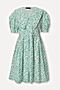 Платье INCITY (Зелено-белый) #954179