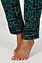 Пижама с брюками 35325 НАТАЛИ (Печеньки на зеленом + черный) 46016 #960729