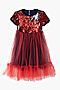 Платье NOTA BENE (Красный,серебро) 194210514 #962548