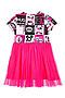 Платье PLAYTODAY (Розовый,Разноцветный) 12422111 #967951