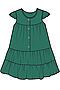 Платье PLAYTODAY (Зеленый) 12429032 #973265