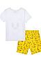 Пижама PLAYTODAY (Жёлтый,Белый) 12441180 #973694