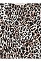 Футболка  АПРЕЛЬ (Черный леопард на коричневом) #975434