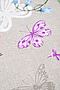 Скатерть Бабочки и цветы НАТАЛИ (Серо-бежевый) 47402 #978270