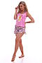 Пижама с шортами с шортами Флирт 19-027 НАТАЛИ (Розовый) 47276 #978398