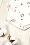 Детская костюм ясельный боди, штаны, чепчик рубчик арт. КТ-РУБ НАТАЛИ (Осенний букетик лодочка) 47173 #978540