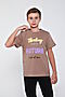 Детская футболка Д-3 НАТАЛИ (Кофейный) 47043 #978704