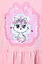 Платье Волшебная кошка короткий рукав НАТАЛИ (Розовый) 47865 #981412
