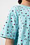 Пижама с шортами Потеха НАТАЛИ (Бирюзовый лебеди) 47864 #981414