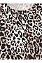 Лонгслив  АПРЕЛЬ (Черный леопард на коричневом) #982280