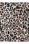 Футболка  АПРЕЛЬ (Черный леопард на коричневом) #982287