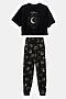 Пижама  MARK FORMELLE (Черный +созвездия на черном) 24-27035ПП-0 #983019