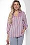 Блуза LADY TAIGA (Розовая) Б8956 #986075