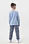 Пижама с брюками Бамбук детская длинный рукав с брюками НАТАЛИ (Голубой) 48370 #987701