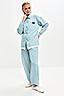 Костюм (Брюки+Рубашка) EZANNA (Снежная мята) W1Ks381F2 #1237948 превью 2