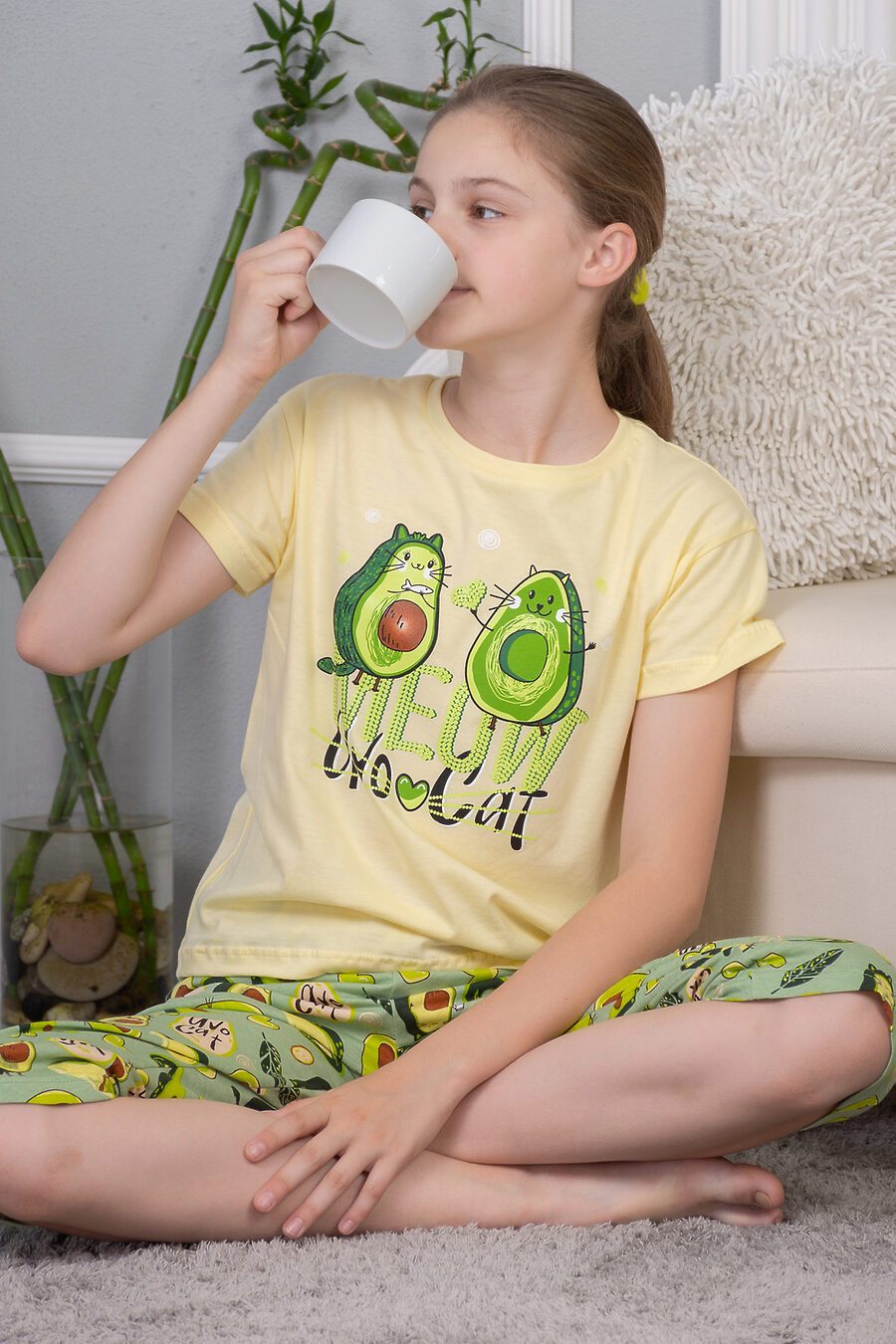 Пижама Эшли для девочек НАТАЛИ 717726 купить оптом от производителя. Совместная покупка детской одежды в OptMoyo