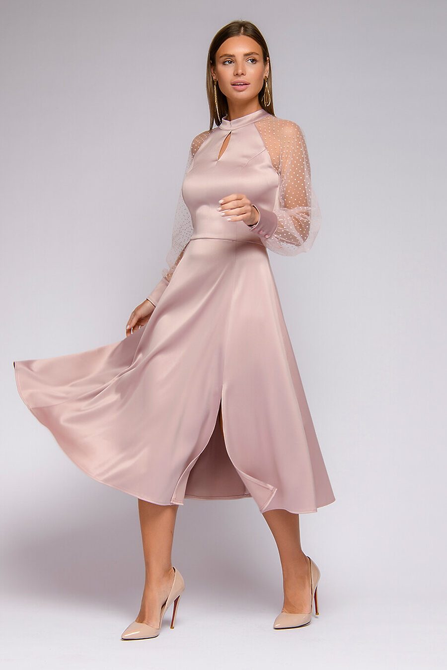 Платье для женщин 1001 DRESS 718418 купить оптом от производителя. Совместная покупка женской одежды в OptMoyo