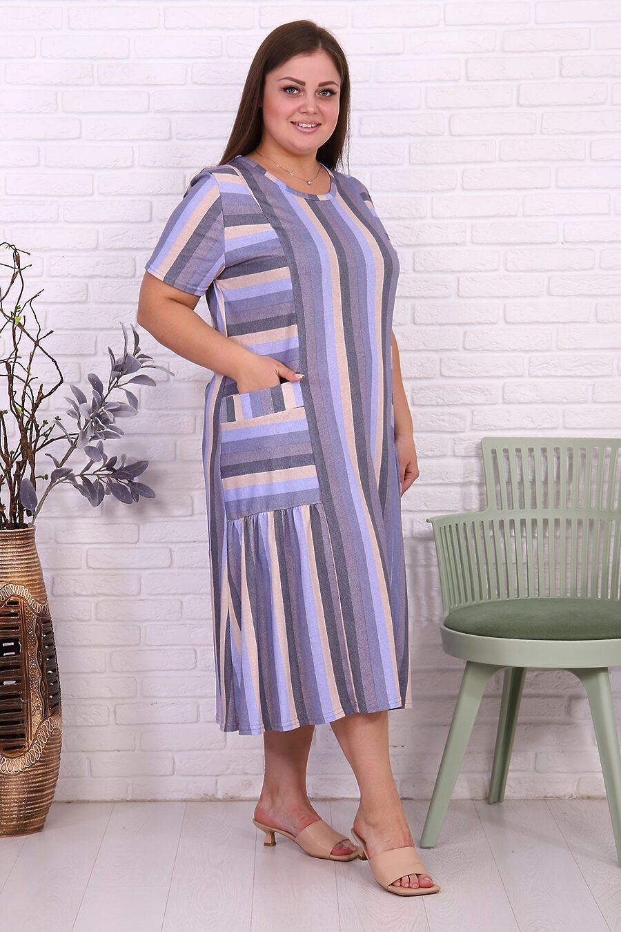 Платье 42193 для женщин НАТАЛИ 784708 купить оптом от производителя. Совместная покупка женской одежды в OptMoyo