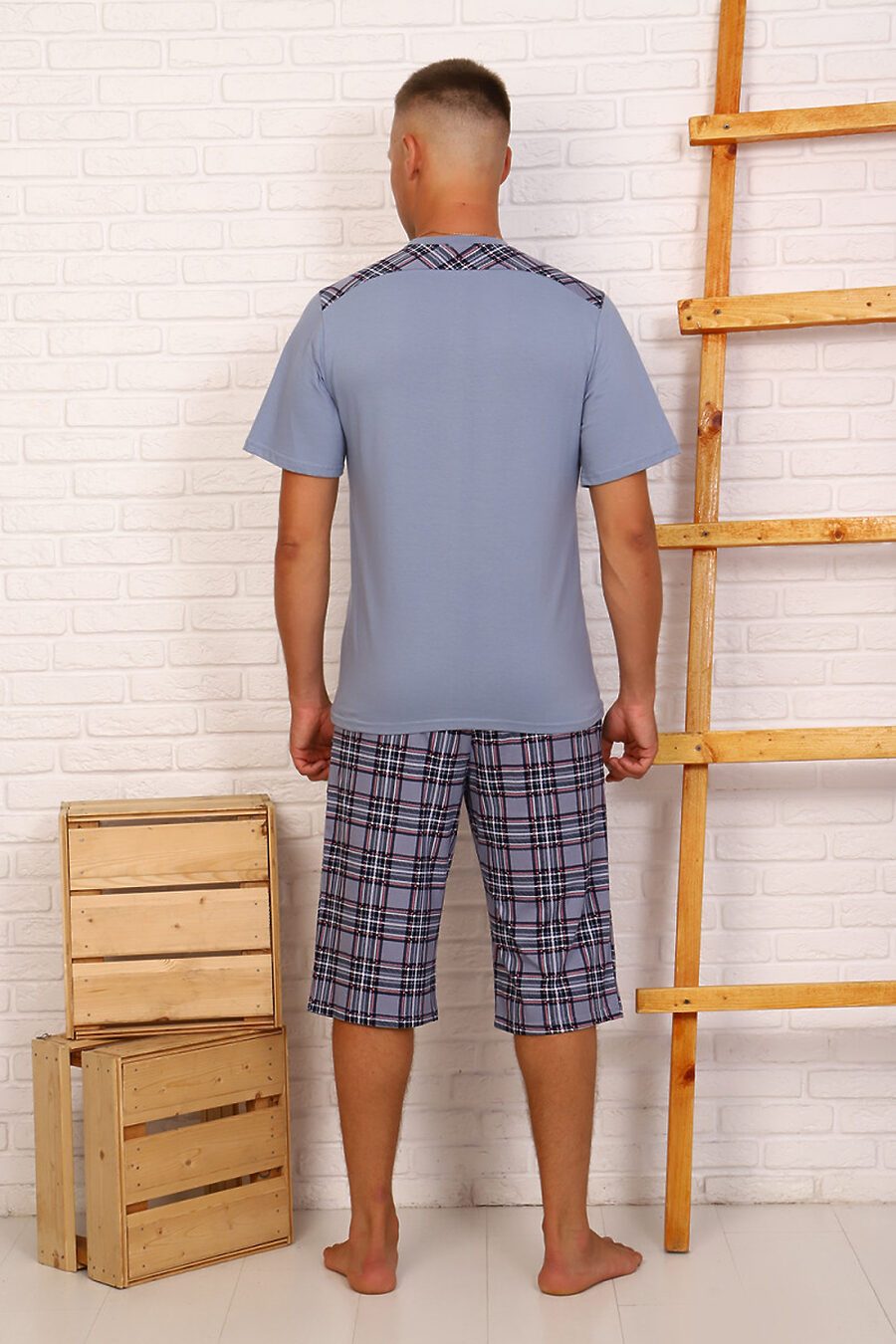 Костюм (Шорты+ Футболка) для мужчин SOFIYA37 784870 купить оптом от производителя. Совместная покупка мужской одежды в OptMoyo
