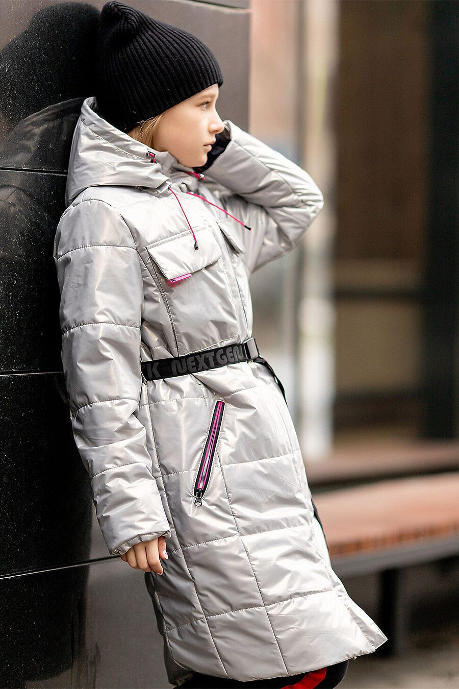 Пальто для девочек BATIK 807813 купить оптом от производителя. Совместная покупка детской одежды в OptMoyo