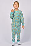 Детская пижама с брюками 91223 НАТАЛИ (Пастельно-бирюзовый корги) 43025 #928480