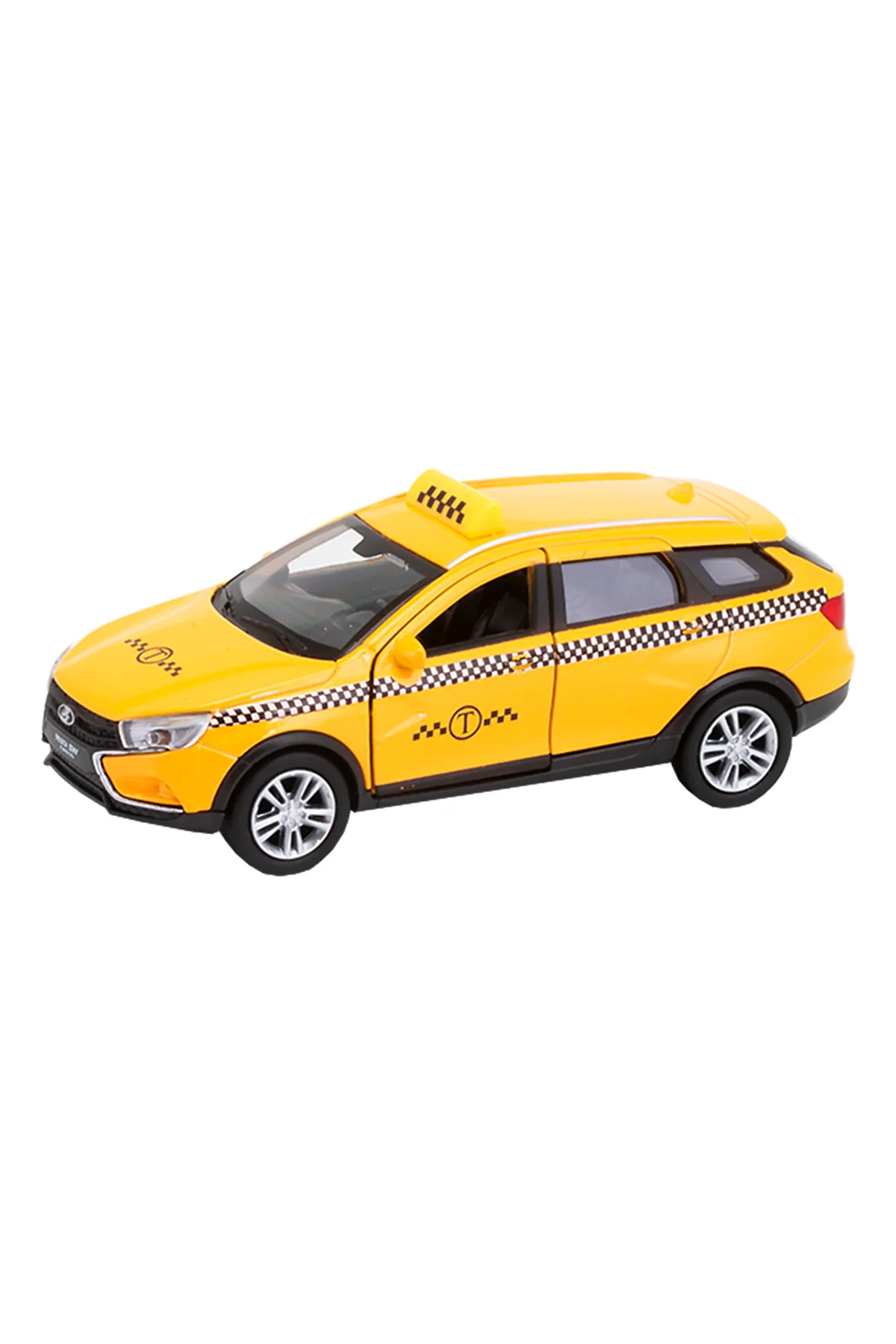 Игрушка модель машины 1:34-39 LADA VESTA SW CROSS такси WELLY (Мультиколор)  43763TI #267379