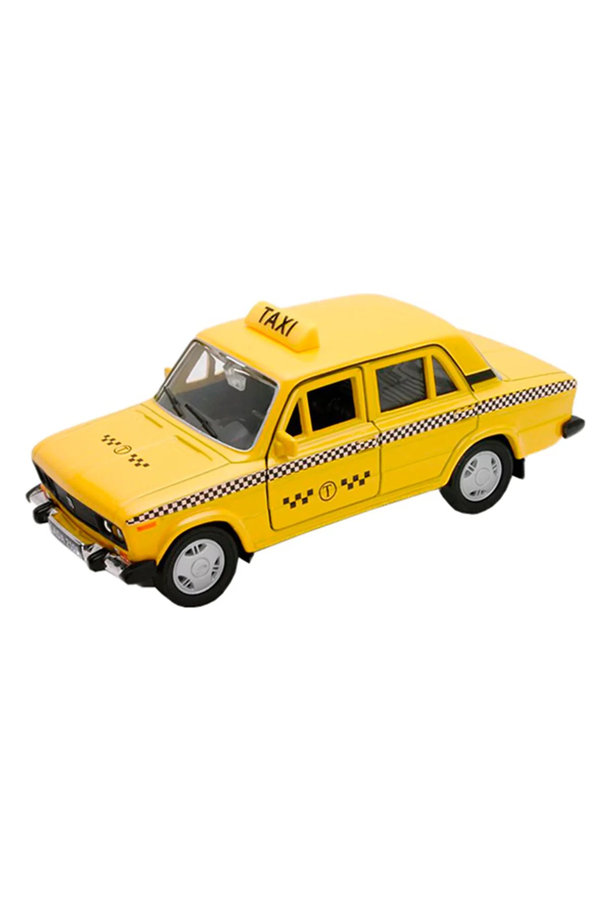 Игрушка модель машины 1:34-39 LADA 2107 ТАКСИ WELLY (Мультиколор) 43644TI  #267441