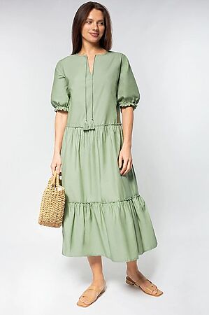 Платье VILATTE (Светло-оливковый) D22.197 #1000108