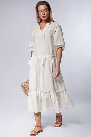 Платье VILATTE (Натуральный_белый) D22.197 #1000110