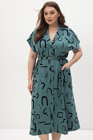 Халат LIKA DRESS, хаки 10042 #1002864 купить с доставкой в интернет-магазине OptMoyo.ru