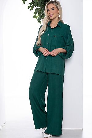 Костюм (Рубашка+Брюки) LADY TAIGA (Зеленый) К10318 #1003272