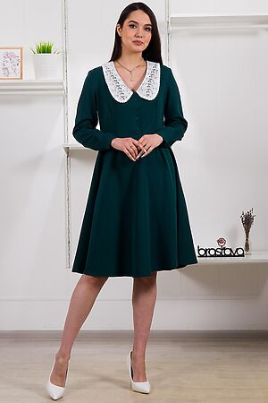 Платье BRASLAVA (Зелёный) 4851-5 #1015976
