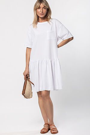 Платье VILATTE (Белый) D42.107 #1018951