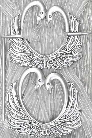Кольцо декоративное для штор AMORE MIO (Серебряный) 79040 #102034
